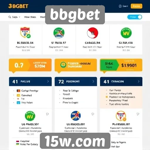 Recursos disponíveis no site bbgbet